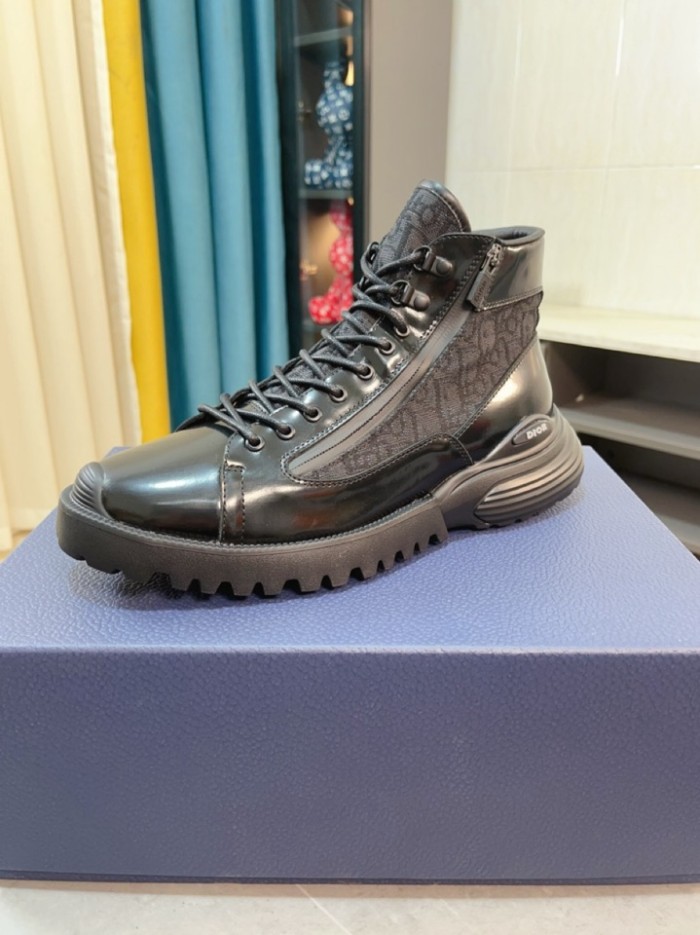 Dior Men Shoes Casual Dress Shoes High Top Boots Luxury Dior Explorer Loafer with Original Box Whatsapp【+1-3239614486】