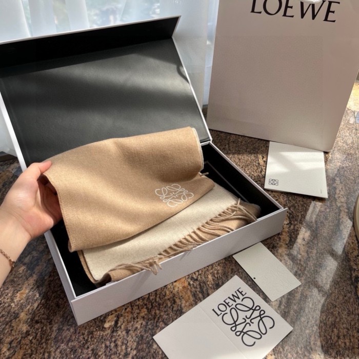 Loewe Scarves Men Womens Fashion Scarf with Original Box Whatsapp【+1-3239614486】