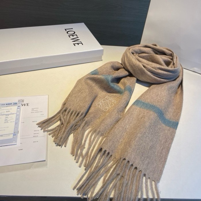 Loewe Scarves Men Womens Fashion Scarf with Original Box Whatsapp【+1-3239614486】