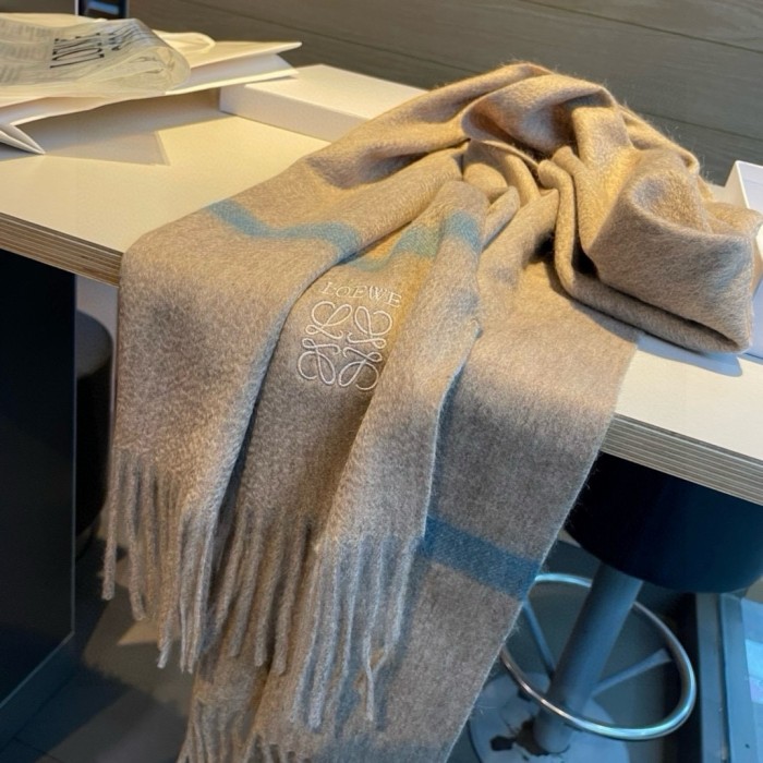 Loewe Scarves Men Womens Fashion Scarf with Original Box Whatsapp【+1-3239614486】