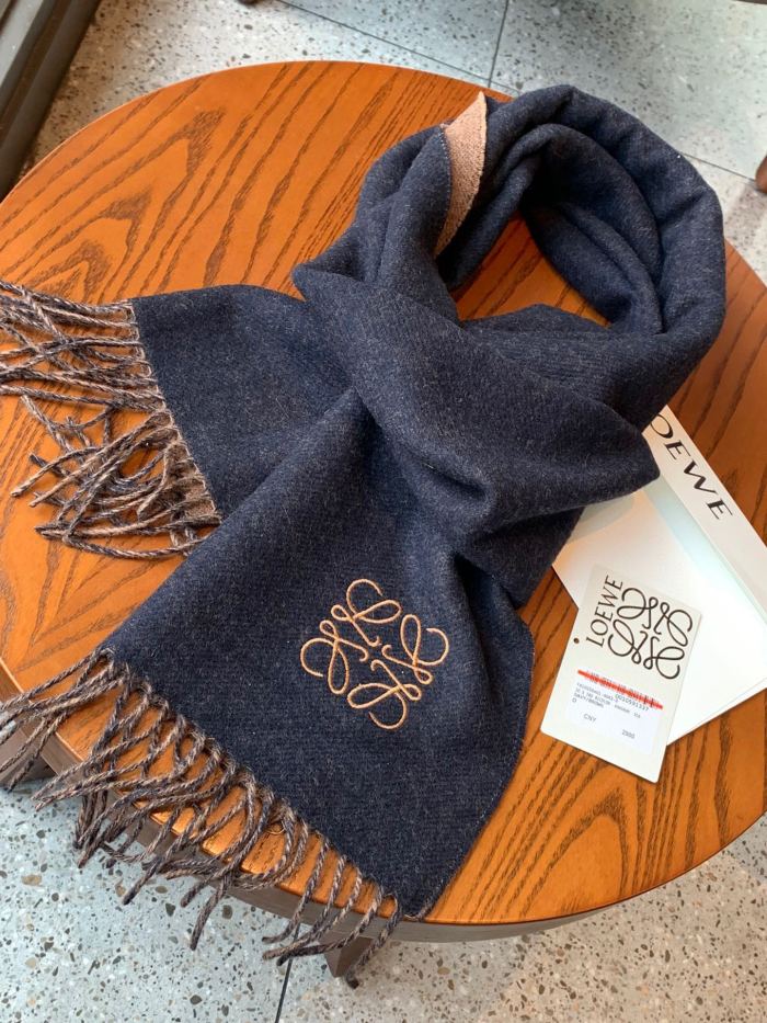 Loewe Scarves Men Womens Fashion Scarf with Original Box Whatsapp【+1-3239614486】