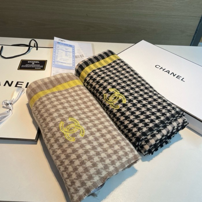 Chanel Scarves Womens Fashion Scarf with Original Box Whatsapp【+1-3239614486】