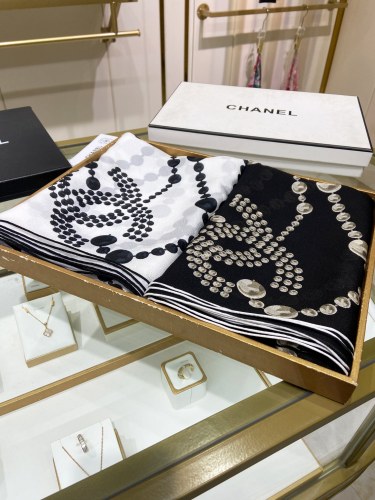 Chanel Scarves Womens Fashion Scarf with Original Box Whatsapp【+1-3239614486】