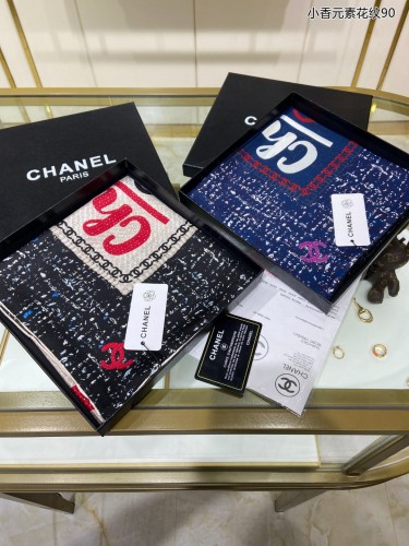 Chanel Scarves Womens Fashion Scarf with Original Box Whatsapp【+1-3239614486】
