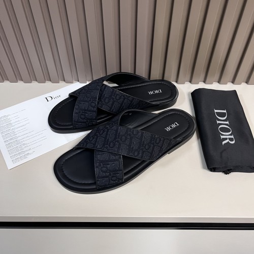 Dior Men Shoes Sandals Luxury Brand Fashion DIOR AQUA SANDAL Black Dior Oblique Jacquard with Original Box 3SA135ZSA_H969 Whatsapp【+1-3239614486】