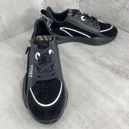 Fendi Mens Shoes Fashion Sneakers Luxury Brand Casual Fendi Flow Low-Top Sneakers Shoes for Men with Original Box Whatsapp【+1-3239614486】