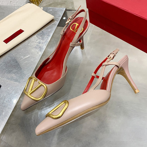 Valentino Garavani Women Fashion Shoes Pumps Luxury Brand Vlogo Signature Calfskin with Original Box 7cm Heel Whatsapp【+1-3239614486】