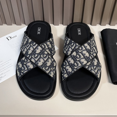 Dior Men Shoes Sandals Luxury Brand Fashion DIOR AQUA SANDAL Black Dior Oblique Jacquard with Original Box 3SA135ZSA_H969 Whatsapp【+1-3239614486】