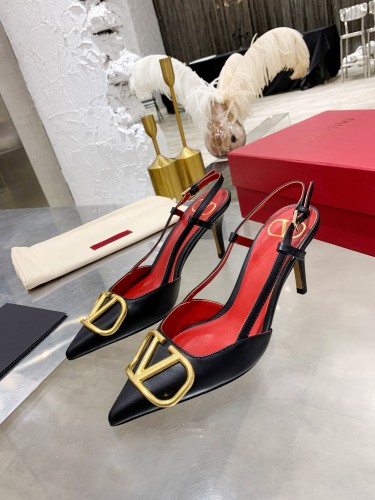 Valentino Garavani Women Fashion Shoes Pumps Luxury Brand Vlogo Signature Calfskin with Original Box 7cm Heel Whatsapp【+1-3239614486】