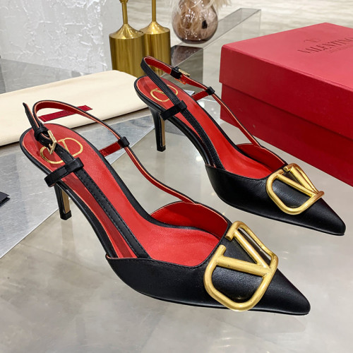 Valentino Garavani Women Fashion Shoes Pumps Luxury Brand Vlogo Signature Calfskin with Original Box 7cm Heel Whatsapp【+1-3239614486】