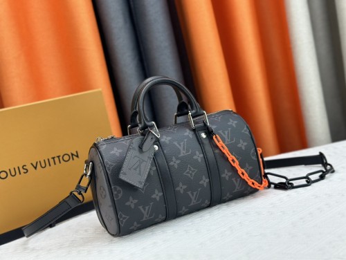 Louis Vuitton Womens and Mens Unisex Bags Luxury Brand LV Keepall Bandoulière 25 Fashion Design Travel Bag Whatsapp【+1-3239614486】