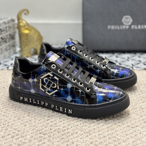 Philipp Plein Men Shoes Sneakers Low Top Sneaker Fashion Design Luxury Brand Trainer Predator TM with Original Box Whatsapp【+1-3239614486】