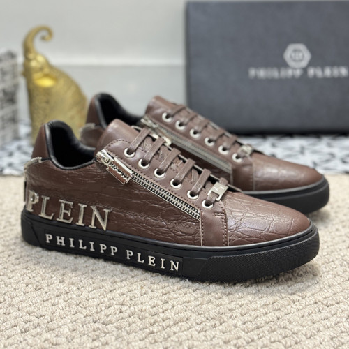 Philipp Plein Men Shoes Sneakers Low Top Sneaker Fashion Design Luxury Brand Trainer Predator TM with Original Box Whatsapp【+1-3239614486】