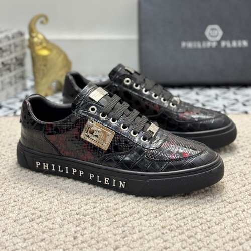 Philipp Plein Men Shoes Sneakers Low Top Sneaker Fashion Design Luxury Brand Trainer Predator TM with Original Box Whatsapp【+1-3239614486】