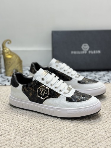 Philipp Plein Men Shoes Sneakers Low Top Sneaker Fashion Design Luxury Brand Trainer Predator TM with Original Box Whatsapp【+1-3239614486】