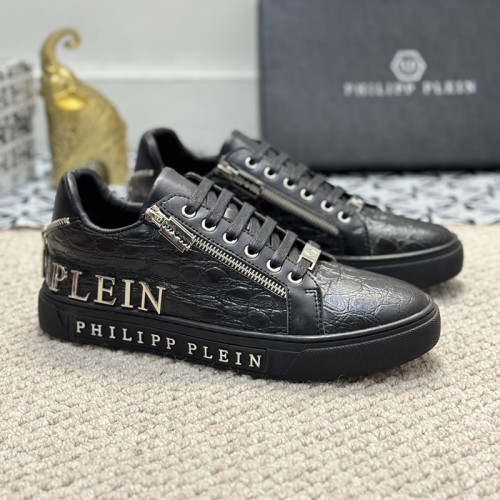 Philipp Plein Men Shoes Sneakers Low Top Sneaker Fashion Design Luxury Brand Trainer Predator TM with Original Box Whatsapp【+1-3239614486】