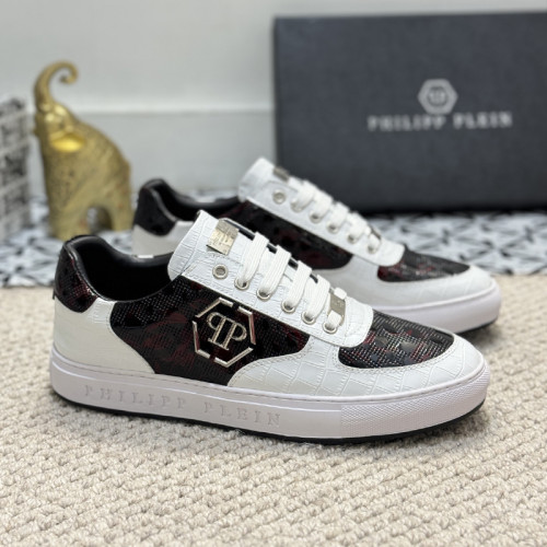 Philipp Plein Men Shoes Sneakers Low Top Sneaker Fashion Design Luxury Brand Trainer Predator TM with Original Box Whatsapp【+1-3239614486】