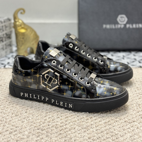 Philipp Plein Men Shoes Sneakers Low Top Sneaker Fashion Design Luxury Brand Trainer Predator TM with Original Box Whatsapp【+1-3239614486】
