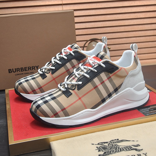 Burberry Men Shoes Fashion Sneakers Luxury Brand Vintage Cotton Sneaker with Original Box Whatsapp【+1-3239614486】
