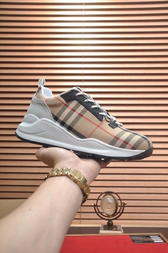 Burberry Men Shoes Fashion Sneakers Luxury Brand Vintage Cotton Sneaker with Original Box Whatsapp【+1-3239614486】