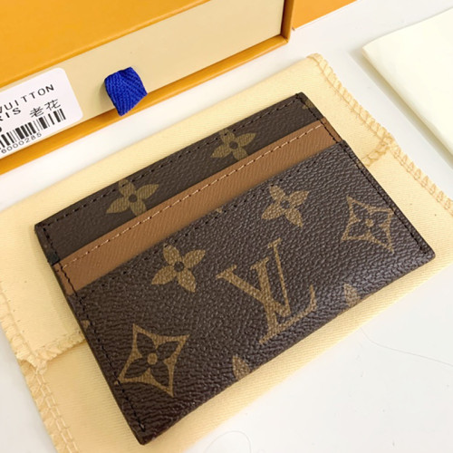 Louis Vuitton Womens Mens Bags Card Holder Luxury Brand M62170 Double Card Holder with Original Box Whatsapp【+1-3239614486】