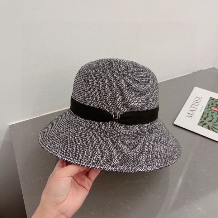 Hermes Womens Hats Luxury Brand Design Hermes Bucket Hat Straw Hat with Original Box Whatsapp 【+1-3239614486】
