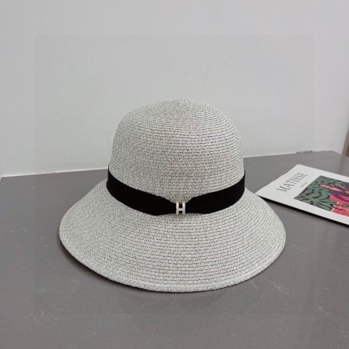 Hermes Womens Hats Luxury Brand Design Hermes Bucket Hat Straw Hat with Original Box Whatsapp 【+1-3239614486】