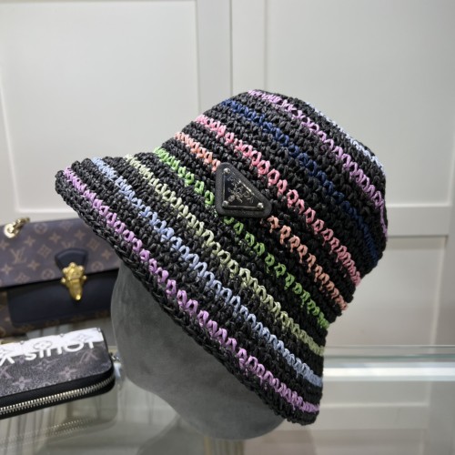 Prada Womens Hats Luxury Brand Design Prada Bucket Hat with Original Box Whatsapp【+1-3239614486】