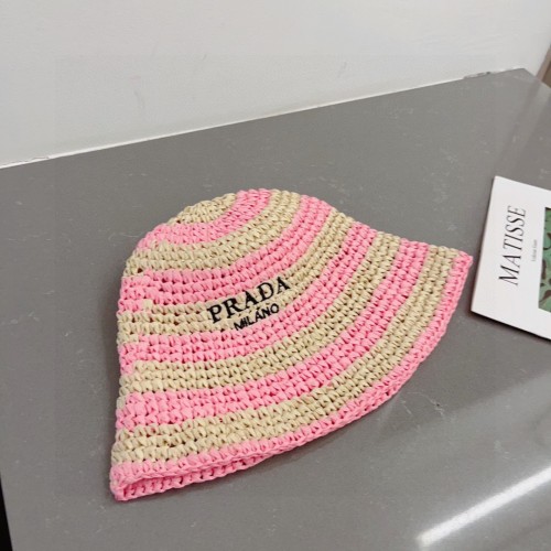 Prada Men Womens Hats Luxury Brand Design Prada Bucket Hat with Original Box Whatsapp【+1-3239614486】