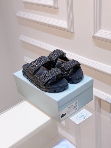 Prada Womens Shoes Casual Shoes Sandals Slippers Luxury Brand with Original Box Whatsapp【+1-3239614486】
