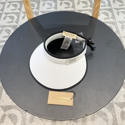 Burberry Womens Cap Visor Hat Luxury Brand with Original Box Whatsapp 【+1-3239614486】