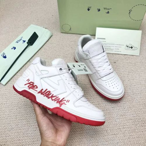 Off-White Men Shoes Sneakers Luxury Brand Off-White Out Of Office Lace Up Sneakers Low-Tops with Original Box Whatsapp【+1-3239614486】