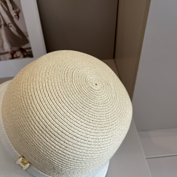 Hermes Womens Hats Luxury Brand Design Hermes Bucket Hat Straw Hat with Original Box Whatsapp 【+1-3239614486】