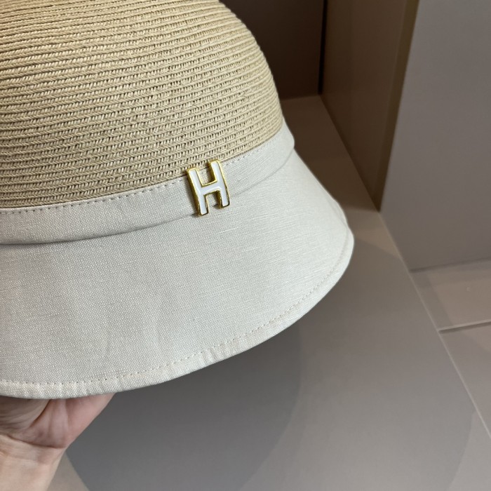 Hermes Womens Hats Luxury Brand Design Hermes Bucket Hat Straw Hat with Original Box Whatsapp 【+1-3239614486】