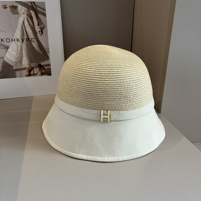 Hermes Womens Hats Luxury Brand Design Hermes Bucket Hat Straw Hat with Original Box Whatsapp 【+1-3239614486】