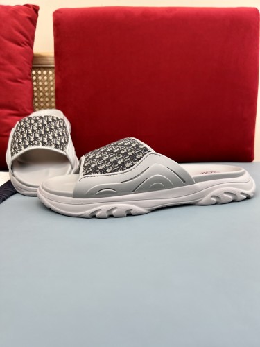 Dior Men Shoes Sandals Luxury Brand Fashion DIOR AQUA SANDAL Black Dior Oblique Jacquard with Original Box 3SA135ZSA_H969 Whatsapp【+1-3239614486】