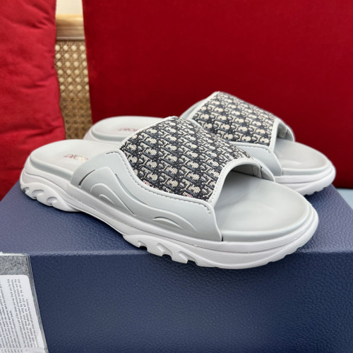 Dior Men Shoes Sandals Luxury Brand Fashion DIOR AQUA SANDAL Black Dior Oblique Jacquard with Original Box 3SA135ZSA_H969 Whatsapp【+1-3239614486】