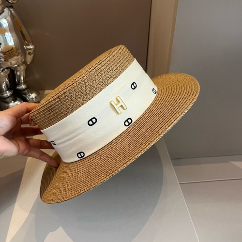 Hermes Womens Hats Luxury Brand Design Hermes Bucket Hat Straw Hat with Original Box Whatsapp 【+1-3239614486】