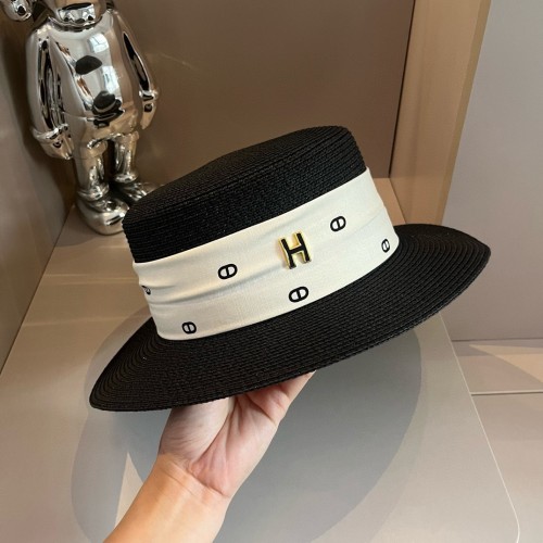 Hermes Womens Hats Luxury Brand Design Hermes Bucket Hat Straw Hat with Original Box Whatsapp 【+1-3239614486】