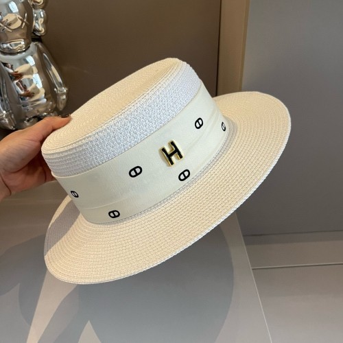 Hermes Womens Hats Luxury Brand Design Hermes Bucket Hat Straw Hat with Original Box Whatsapp 【+1-3239614486】