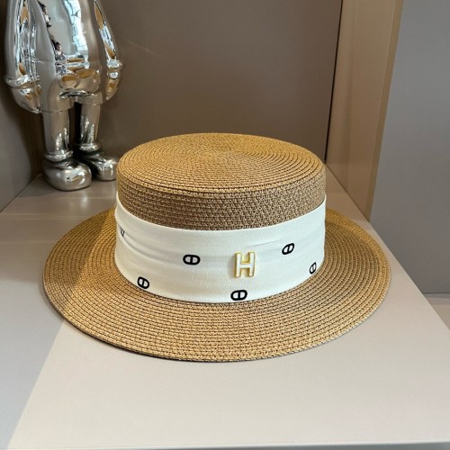 Hermes Womens Hats Luxury Brand Design Hermes Bucket Hat Straw Hat with Original Box Whatsapp 【+1-3239614486】