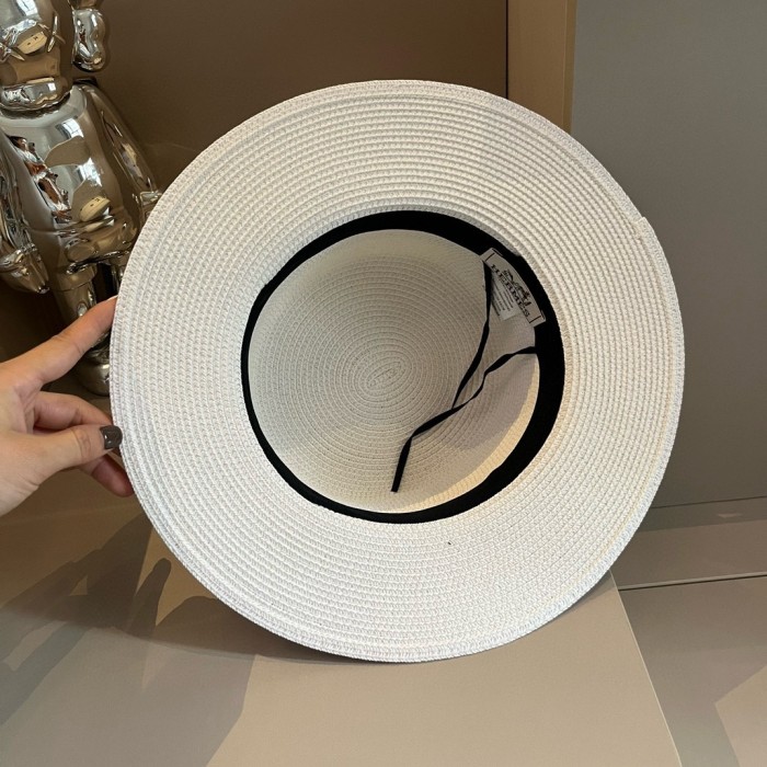 Hermes Womens Hats Luxury Brand Design Hermes Bucket Hat Straw Hat with Original Box Whatsapp 【+1-3239614486】