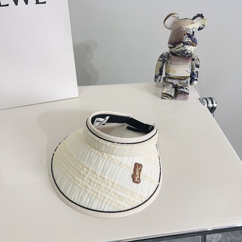Saint Laurent YSL Womens Hats Luxury Brand Design Saint Laurent Visor Hat with Original Box Whatsapp【+1-3239614486】