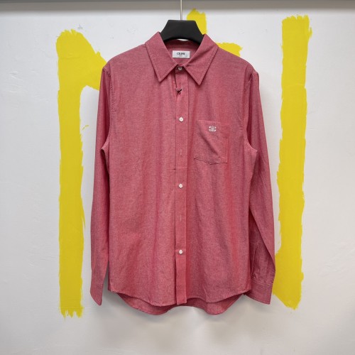 Celine Luxury Brand Women Mens Long Sleeve Shirt Whatsapp 【+1-3239614486】