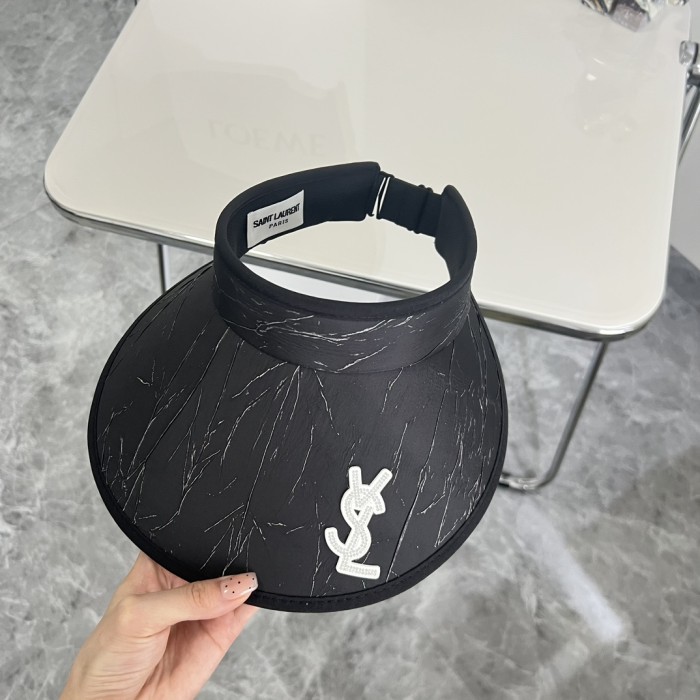 Saint Laurent YSL Womens Hats Luxury Brand Design Saint Laurent Visor Hat with Original Box Whatsapp【+1-3239614486】