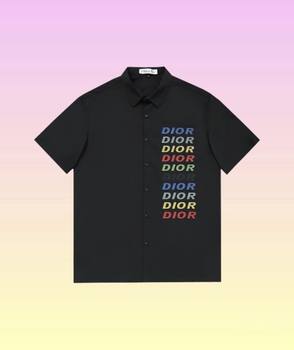 Dior Women Mens Short Sleeve Shirts Luxury Brand Mens Shirt Top Quality Whatsapp 【+1-3239614486】
