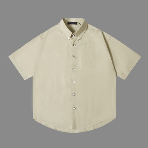 Louis Vuitton Mens Short Sleeve Shirts Luxury Brand Mens Shirt Top Quality Whatsapp 【+1-3239614486】