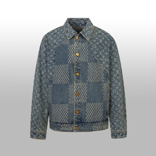Louis Vuitton X Nigo Men Womens Jackets Denim Luxury Brand Mens Jackets Top Quality Whatsapp【+1-3239614486】