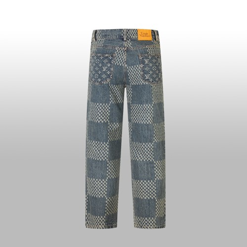 Louis Vuitton x Nigo Luxury Brand Women Mens Pant Jeans Whatsapp 【+1-3239614486】