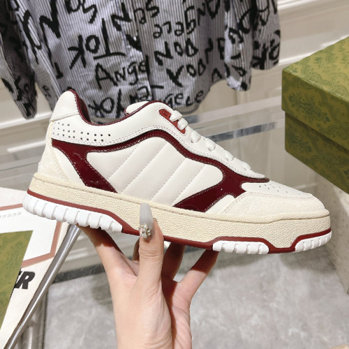 Gucci Mens Shoes Sneakers Luxury Brand Fashion Men's Gucci Re-Web trainer in leather with Original Box Whatsapp【+1-3239614486】